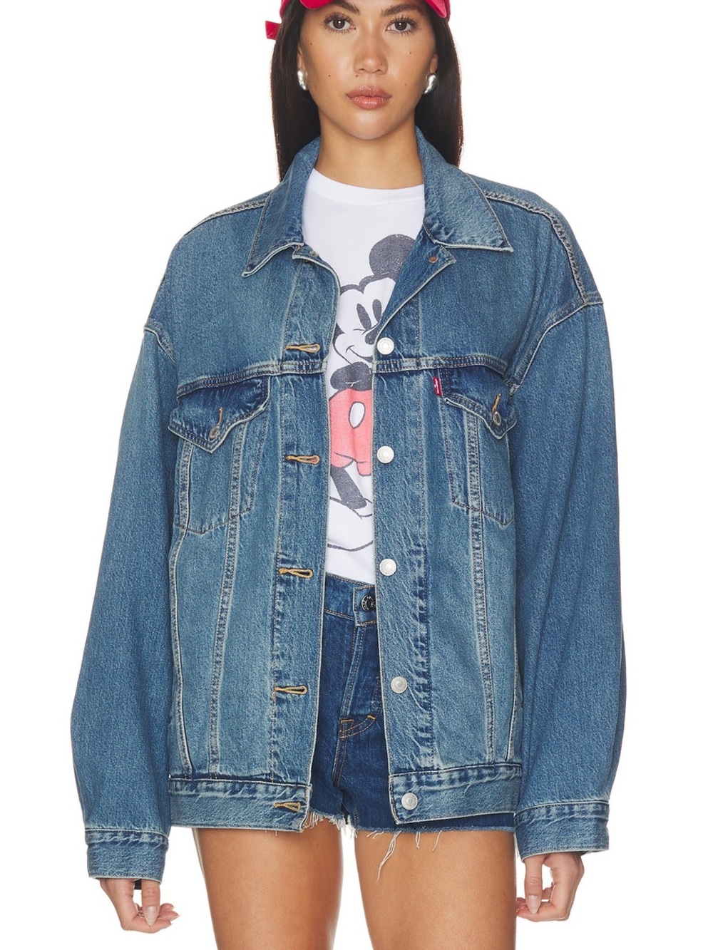Levi's Blue Oversized Women's Denim trucker Jacket NWOT